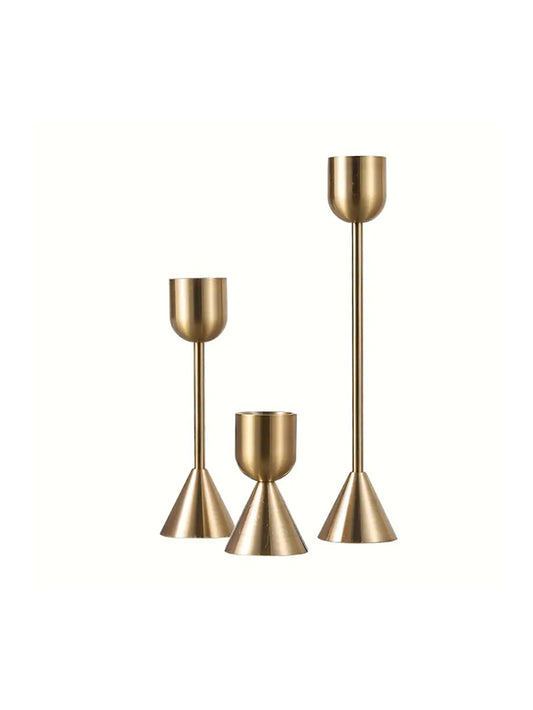 Set de 3 suporturi de lumanari